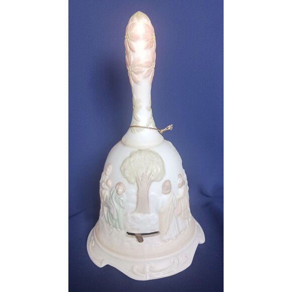 Vtg Lefton Christmas Music Bell O Holy Night Christopher Collection 1982 03482 - Picture 4 of 6
